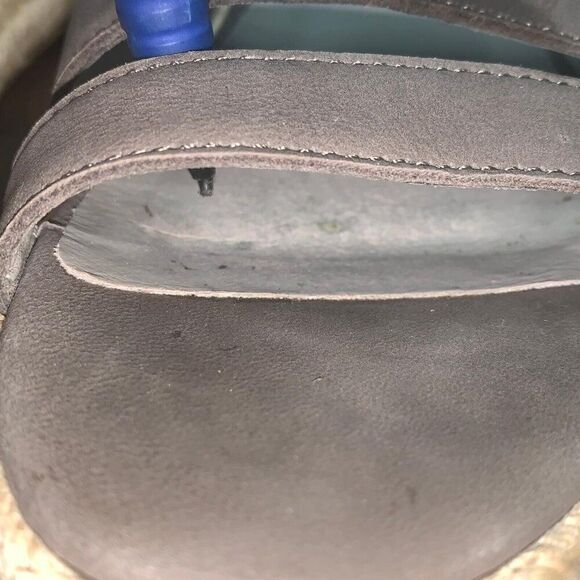 EILEEN FISHER Women’s 8 Sandals Devi Gray Platform Wedge Espadrille Jute Strappy - Picture 11 of 11